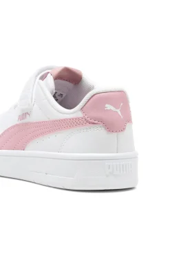 PUMA Sneakers bianche con dettagli rosa Court Lally AC+ PS