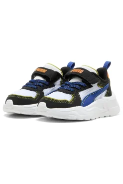 PUMA Sneakers Bianche con Dettagli Blu e Arancione TRINITY LITE STARBLITZ AC+Inf
