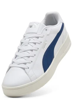 Uomo PUMA Sneakers bianche con dettagli blu e soletta SoftFoam+ Court Classico