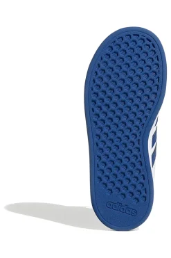 ADIDAS Sneakers bianche con dettagli blu e chiusura mista Grand Court 2 EL C