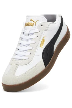 Uomo PUMA Sneakers Bianche Con Dettagli Neri Club II Era