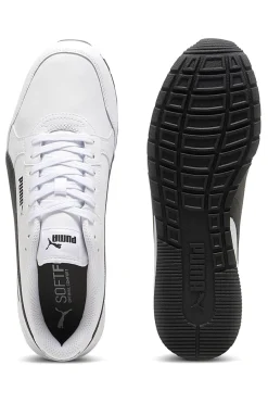 Uomo PUMA Sneakers bianche con dettagli neri e soletta SoftFoam+ ST Runner v4 L