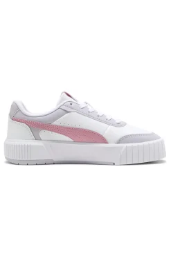 PUMA Sneakers bianche con dettagli rosa in materie sintetiche Carina Mia New