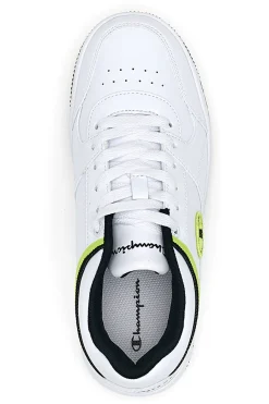 CHAMPION Sneakers Bianche con Dettagli Blu e Gialli RD18 LOW G GS