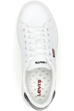 LEVI'S Sneakers Bianche con Dettaglio Posteriore Nero a Fantasia TAMPA