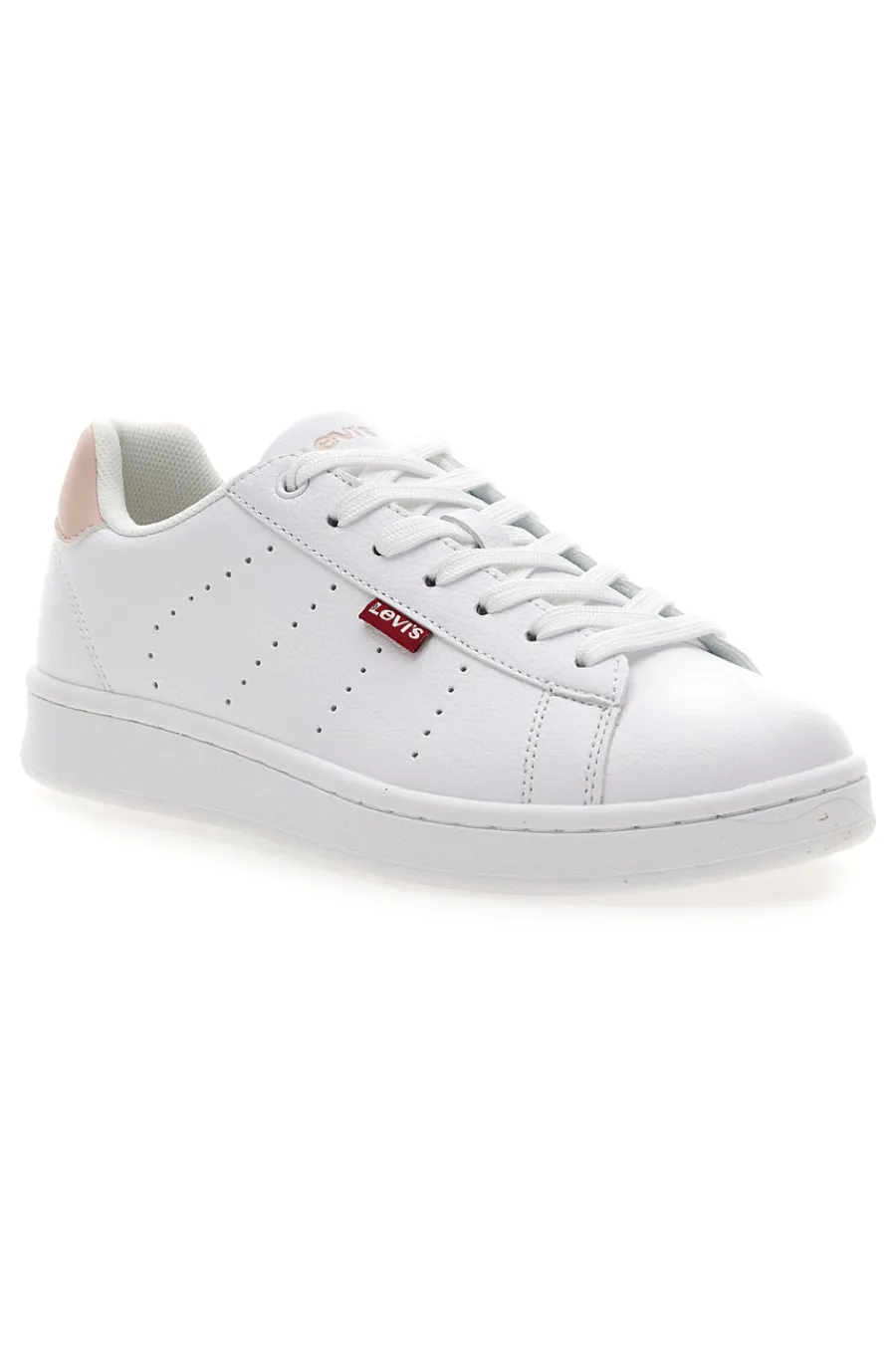 LEVI'S Sneakers Bianche con Dettaglio Posteriore Rosa AVENUE