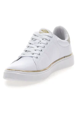 COTTON BELT Sneakers bianche con dettagli dorati GTZ 2.0 Online