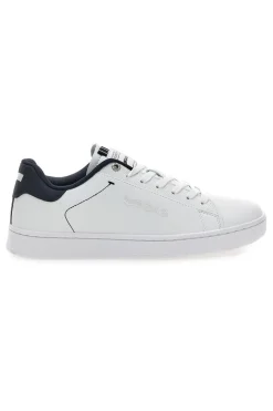 Uomo GAS Sneakers bianche con dettagli blu Sammy Ltx