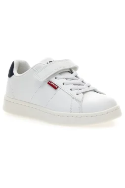 LEVI'S Sneakers bianche con dettaglio blu navy Bell JR