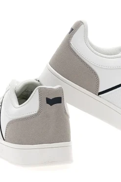 Uomo GAS Sneakers bianche con dettagli grigio e nero Amburgo Ltx