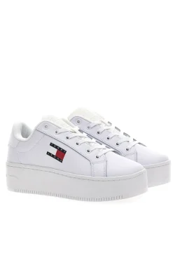 TOMMY HILFIGER Sneakers Bianche Con Flatform FLATFORM ESS