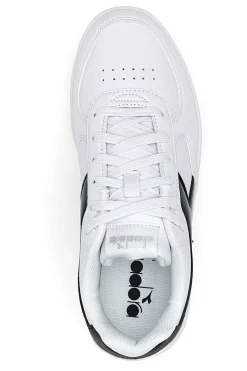 DIADORA Sneakers Bianche con Fregio a Contrasto Raptor Low Moon WN Outlet