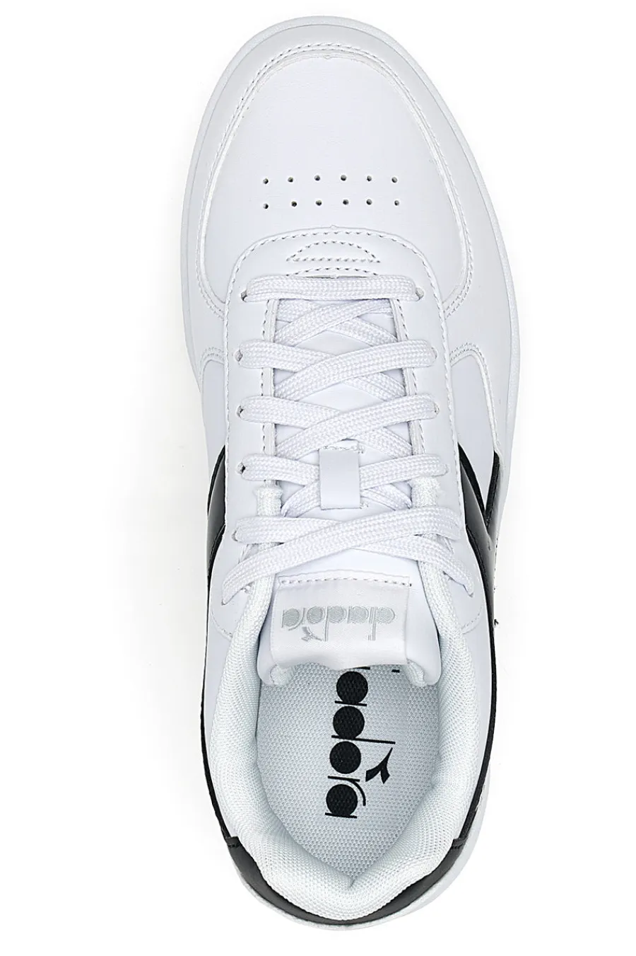 DIADORA Sneakers Bianche con Fregio a Contrasto Raptor Low Moon WN Outlet