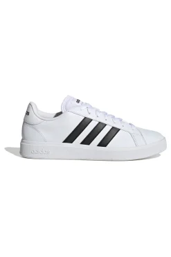 Uomo ADIDAS SNEAKERS BIANCHE CON LACCI GRAND COURT BASE 2.0