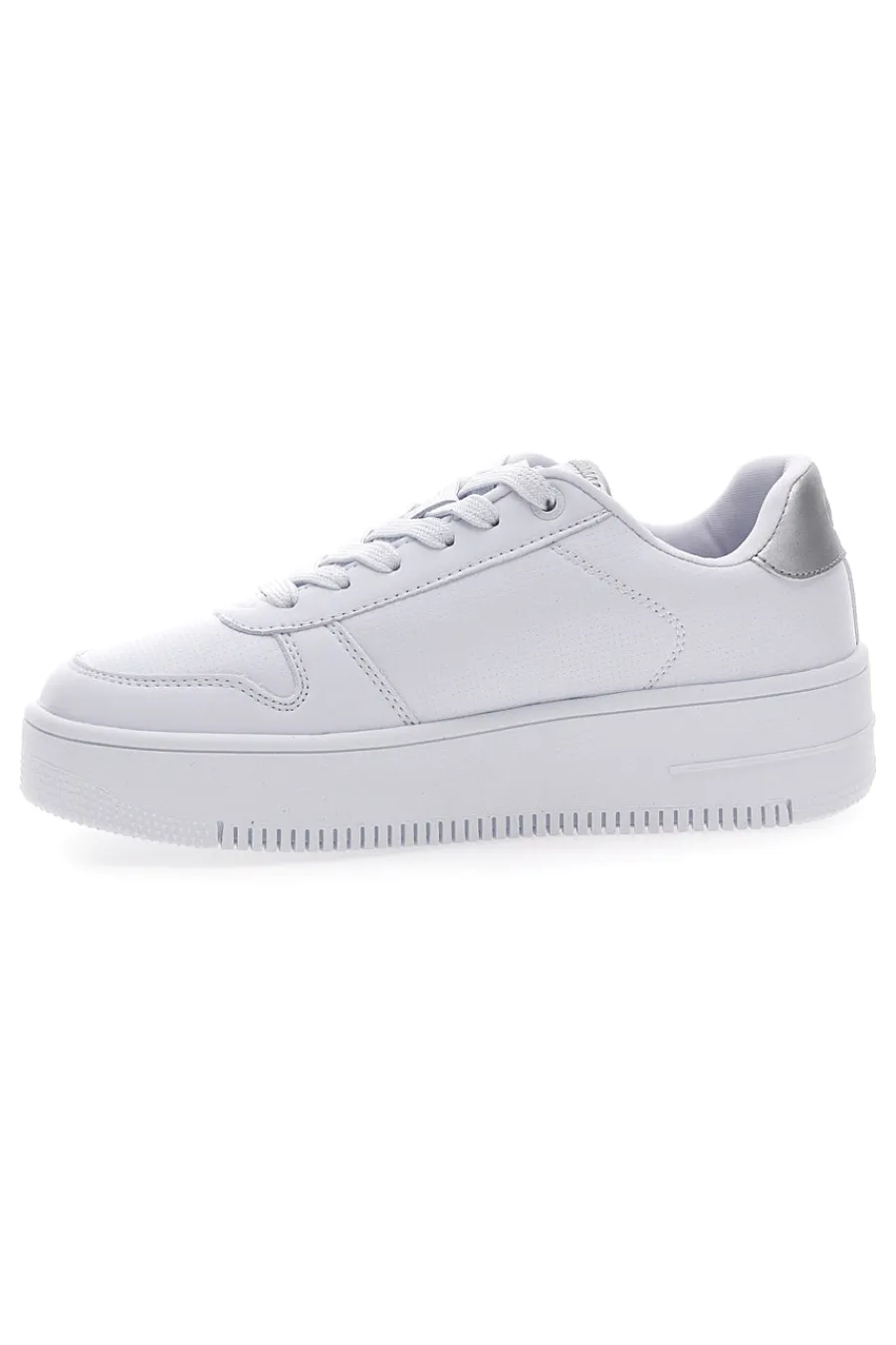 CHAMPION Sneakers Bianche con Lacci RD18 RD Plat chromo Discount