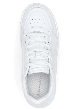 CHAMPION Sneakers Bianche con Lacci Rebound Platform Low