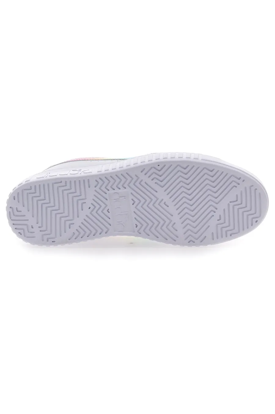 DIADORA Sneakers Bianche con Logo Arcobaleno game Step Bloom