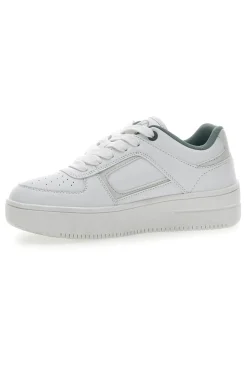 CHAMPION Sneakers Bianche Con Logo Laterale Foul Plat Element Outlet