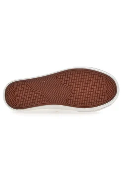 ENERGY Sneakers bianche con pizzo suola flatform E111