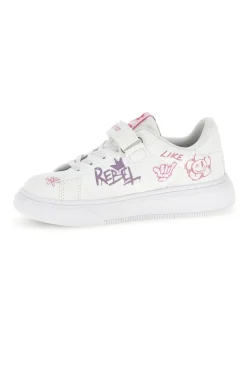 LOTTO Sneakers bianche con stampa e strappo Day Princess Amf Prt Cl S