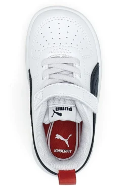 PUMA Sneakers bianche con strappo e dettagli navy Rickie AC+ Inf