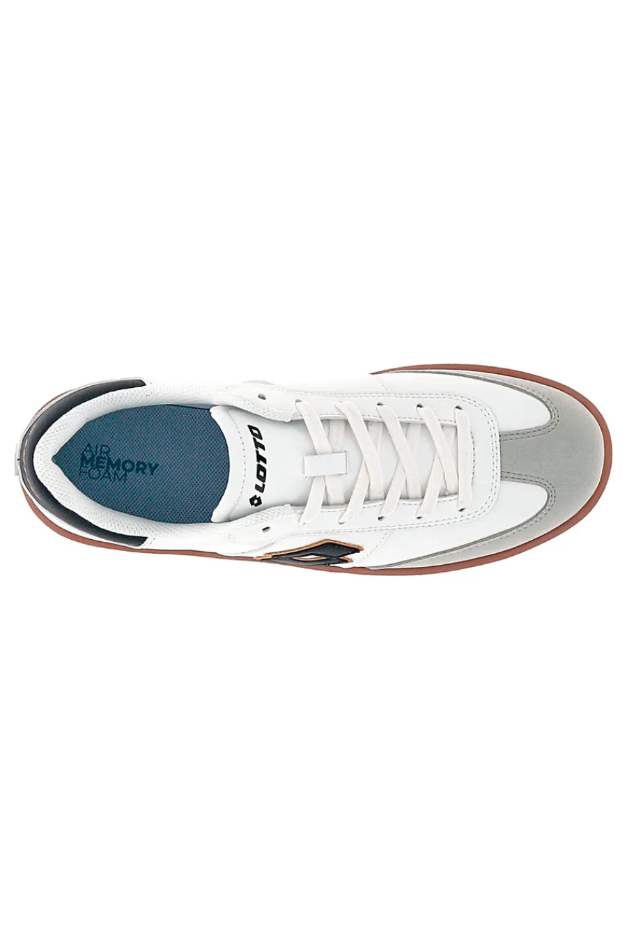 Uomo LOTTO Sneakers bianche con suola color cuoio EQUIPO AMF II LTH