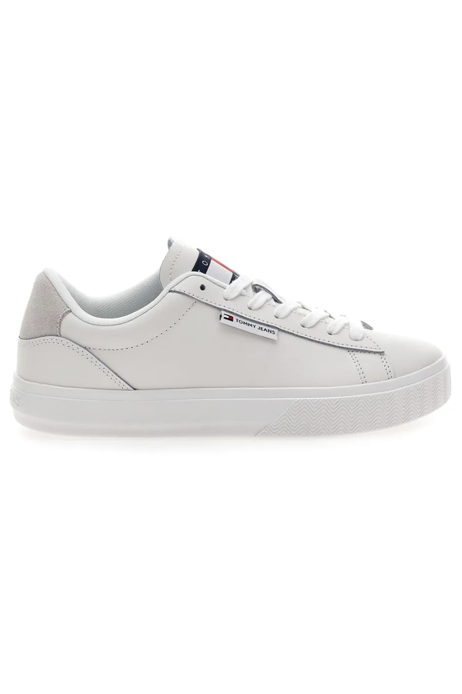 TOMMY HILFIGER Sneakers Bianche Con Tomaia In Pelle TOMMY JEANS CUPSOLE SNEAKER ESS