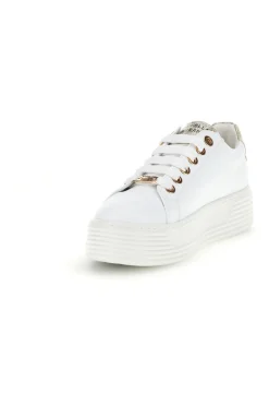 MARIELLA BURANI Sneakers bianche con zip laterale platform Burani 52031C755 Outlet