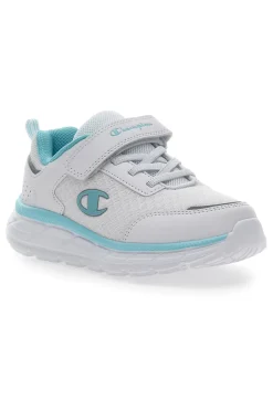 CHAMPION Sneakers Bianche e Azzurre Con Strappo FX III G PS