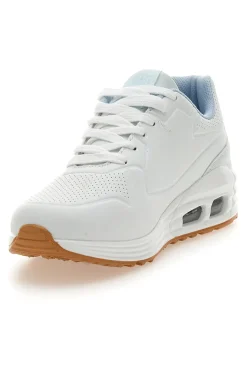 EVERLAST Sneakers Bianche e Azzurre Con Bolla ad Aria Ev822 Clearance