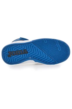 JOMA Sneakers bianche e blu mid-cut con chiusura a strappo Platea Mid JR