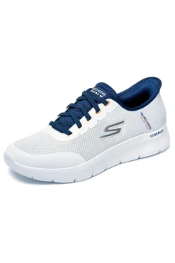 Uomo SKECHERS Sneakers bianche e blu Slip-ins GO WALK Flex Netro