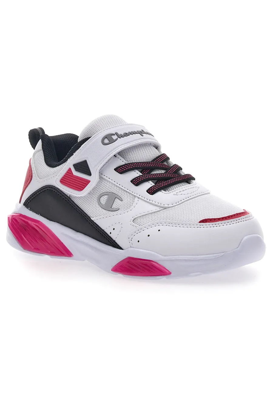 CHAMPION Sneakers Bianche e Fuxia Con Luci Wave G PS