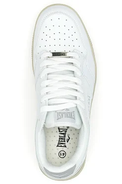 Uomo EVERLAST Sneakers Bianche e Grigie Con Lacci 715