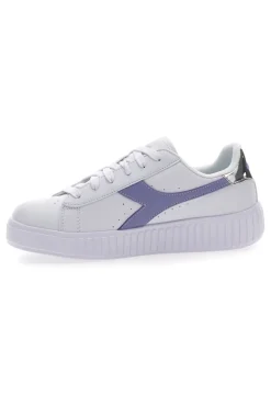 DIADORA Sneakers Bianche e Lilla GAME STEP GS 2