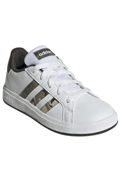 ADIDAS Sneakers Bianche e Mimetiche Grand Court 2.0 K