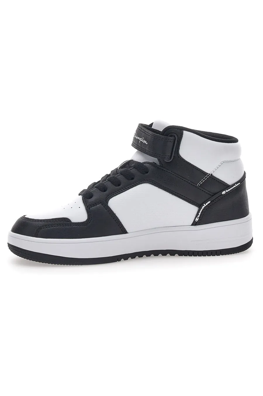 CHAMPION Sneakers Bianche e Nere Alte Rebound 2.0 Mid B GS