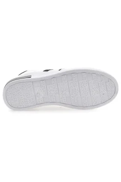 CAFE' COST Sneakers bianche e nere con lacci BK2450 WHITE/BLACK