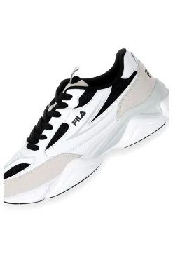Uomo FILA Sneakers Bianche e Nere con Platform RECADE