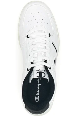 Uomo CHAMPION Sneakers Bianche e Nere con Tomaia Traforata CLY 0