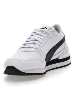 PUMA Sneakers bianche e nere in nylon ST Runner v4 jr