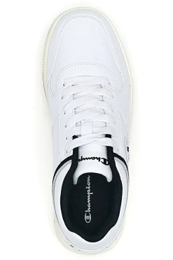 Uomo CHAMPION Sneakers Bianche e Nero con Suola in Gomma RD18 LOW