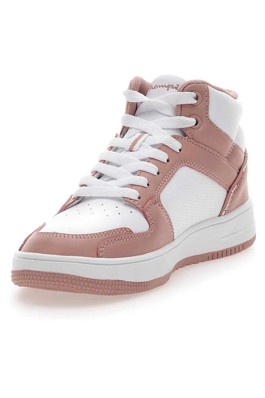 CHAMPION Sneakers Bianche e Rosa Rebound 2 Mid Outlet