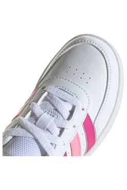 ADIDAS Sneakers bianche e rosa con lacci Breaknet 2.0 K