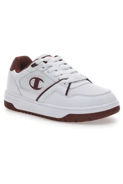 Uomo CHAMPION Sneakers Bianche e Rosse Con Logo Laterale RD18 Lite Mesh