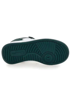 CHAMPION Sneakers bianche e verdi con strappo RD18 2.0 Low B PS