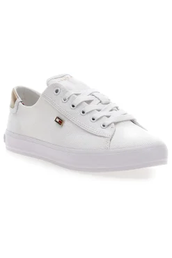 TOMMY HILFIGER Sneakers bianche in canvas Tommy jeans Vulc Canvas Clearance