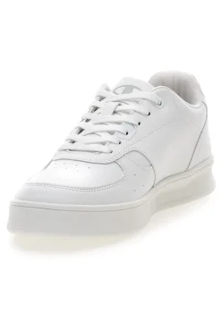 Uomo CHAMPION Sneakers bianche in materie sintetiche stile basket Newman