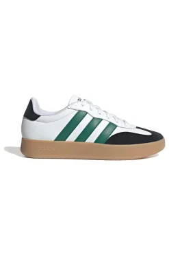 Uomo ADIDAS Sneakers bianche in pelle con strisce verdi Barreda