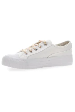 ME u0026 ME Sneakers Bianche in Tela con Lacci Colorati Me & Me 1878 BIANCO